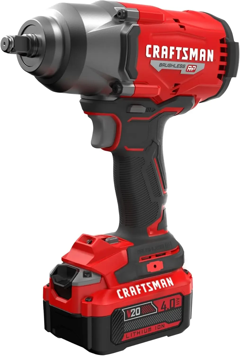 

V20 RP Impact Wrench, Cordless, Brushless, High Torque, 1/2 Inch, 4Ah Battery and Charger Included,impact wrench,impact driver