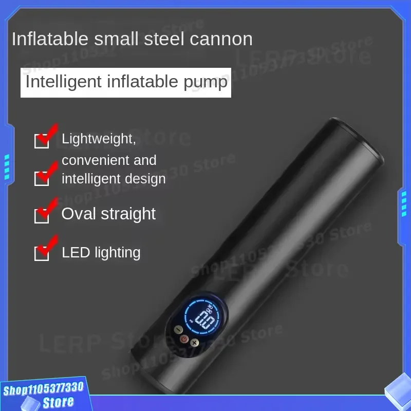 12V DC Portable Electric Air Compressor Intelligent Tire Inflator Pump for Car Auto Vehicle Emergency Repair Tool Kit Smart