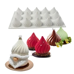 Spiral Silicone Mold 3D Onion Mousse Cake Baking Russian Tale French Dessert Chocolate For Pastry Truffle Candle Ice Cream Tools
