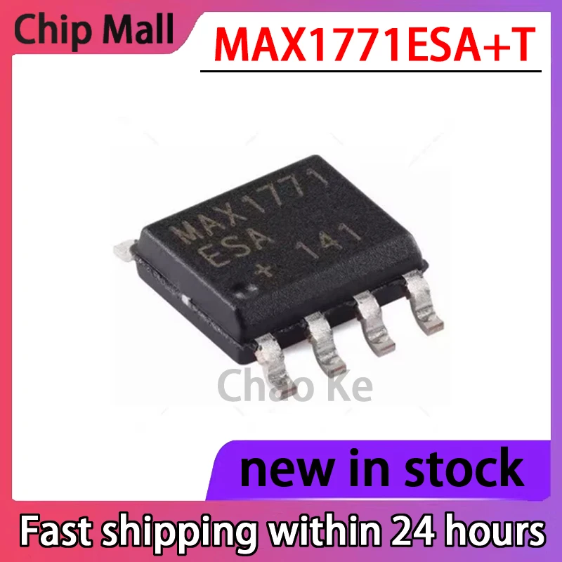 5PCS New MAX1771ESA MAX1771ESA+T DC-DC Converter Control Chip Packaging SOP8 in Stock