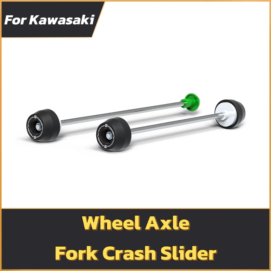 

Защита колеса мотоцикла для Kawasaki ZX6R ZX636 2024-2025, передняя и задняя ось мотоцикла, вилка, слайдер, аксессуары