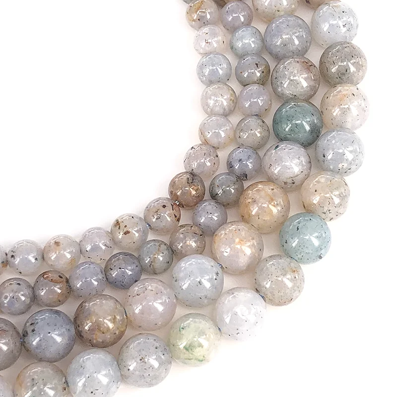 2024 New Natural Dream Opal 100% Stone Loose Round Beads Jewellery Making 6/8/10MM DIY Bracelet Necklace Beading Accessories view 2