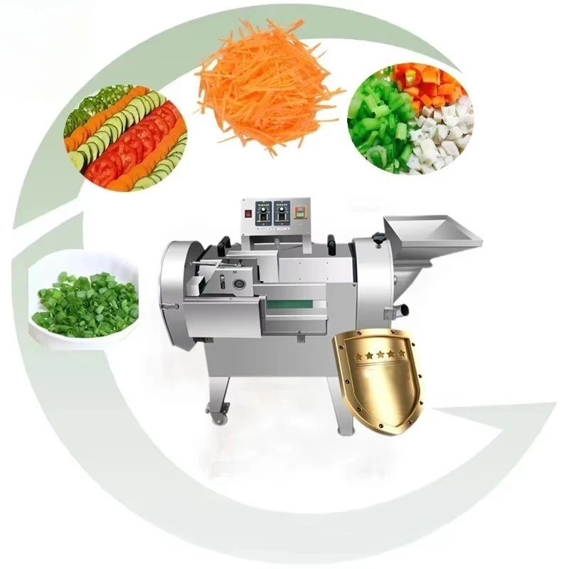 Commercial Electric Multifunction Vegetable Cutter Machine Home Use Kitchen Equipment Automatic Leaf Vegetable Potato Cutter
