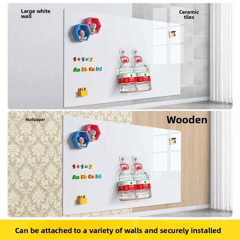 Whiteboard Wall Sticker Home Drawing Graffiti Magnetic Erasable Writing Board Learning Small Blackboard Drawing Pad