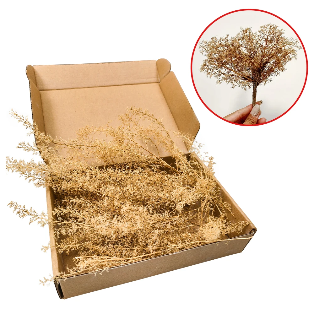 Modelo de hierba seca en miniatura, árboles de quinua potenciosos, materiales de escena DIY para mesa de arena militar, tren ferroviario, Kits de Diorama de paisaje Lan