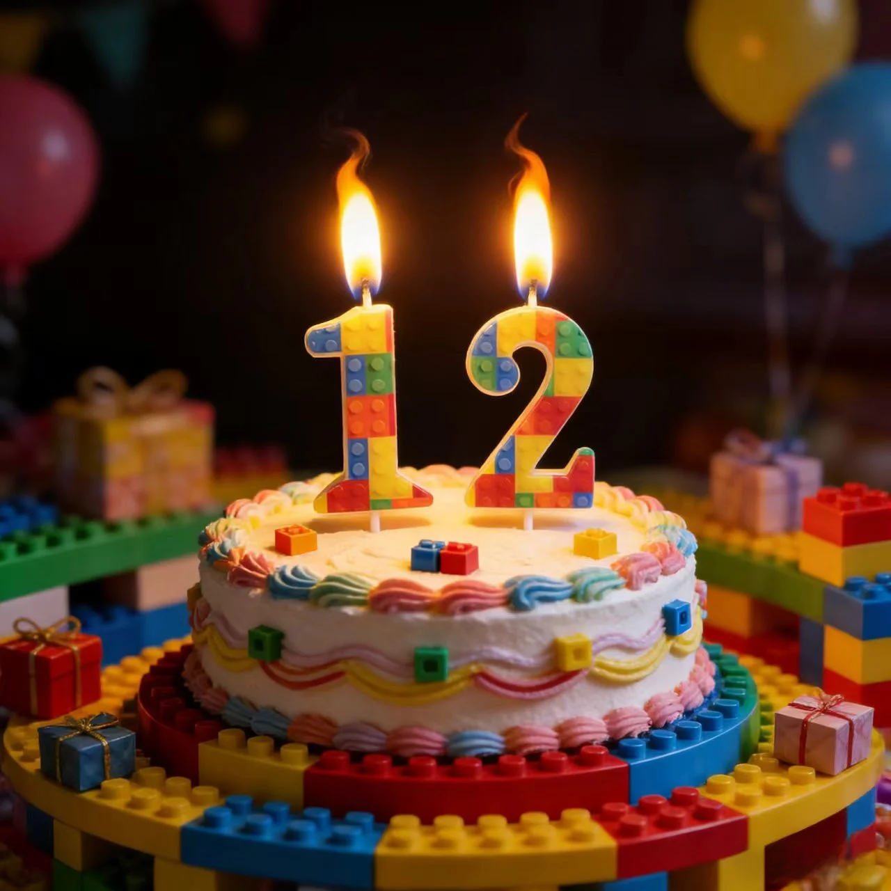 Legoing Anime Baustein-Kerzen Nummer 0-9 Kerzen-Kuchendekoration Geburtstagsparty für Kinder Babyparty-Zubehör Geschenke