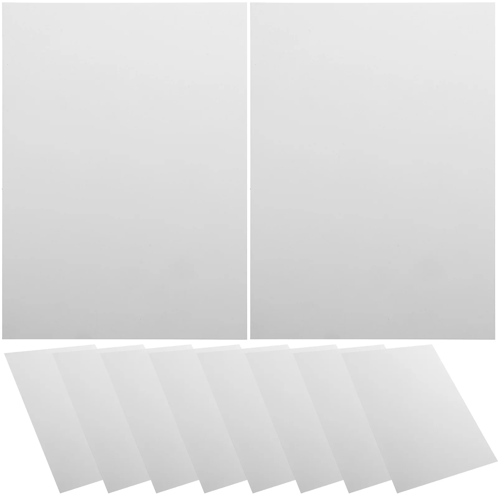 10pcs Hard Plastic Sheets Plastic Sheeting Thermoplastic Sheet for Projects Display Picture Frame moldable plastic sheets