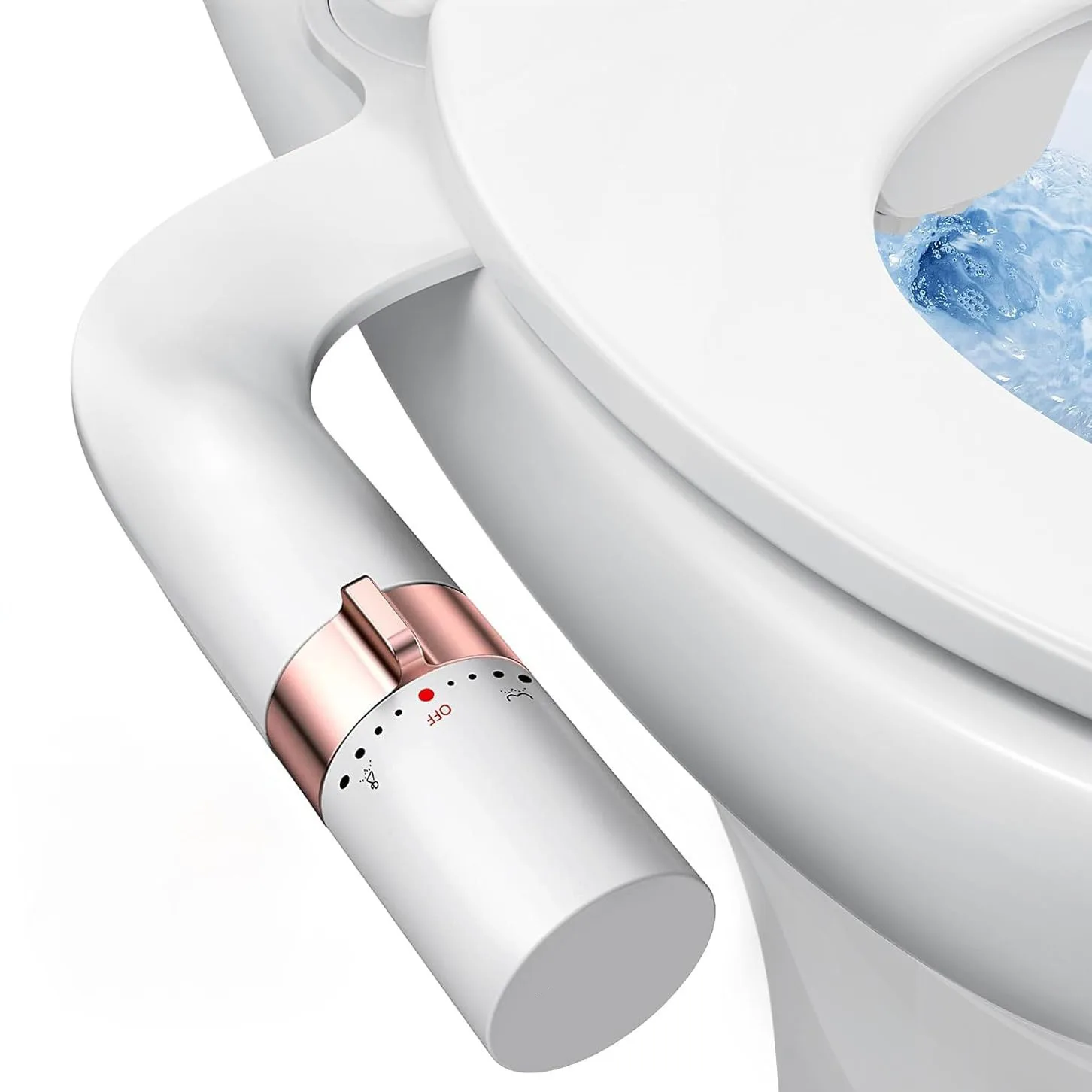 

Новые легкие биде с регулируемым давлением воды, распылитель с двойной насадкой, неэлектрическая ультратонкая насадка для биде для унитаза