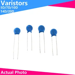 50/20/10PCS Varistor resistor 7MM 07D101K 10D471 14D431 20D471 121 151 180 181 201 220 361 390 391 431 470 471 551 560 561 621 6