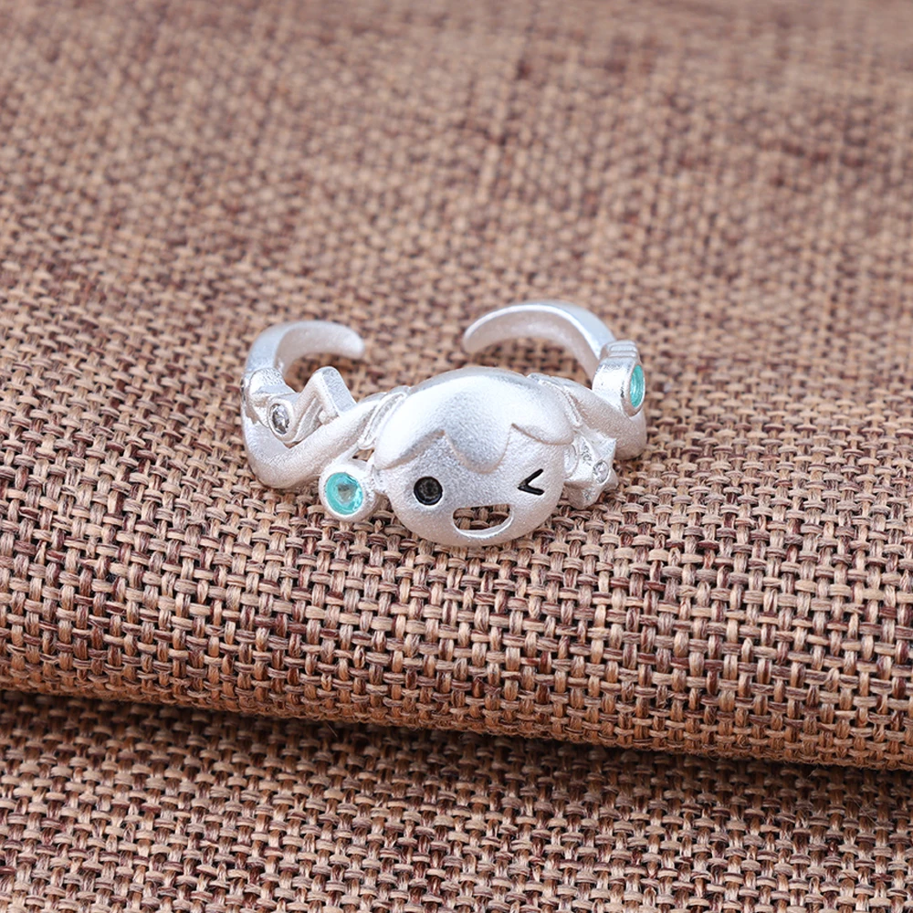 Cartoon Anime Hatsune Miku Peripheral Ring Unisex Adjustable Mobius Ring Cosplay Jewelry Accessories Fan Collection Gifts image 6