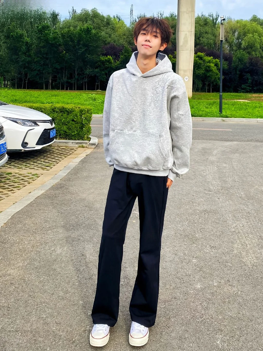 

Мужские брюки Cleanfit черного цвета в американском стиле, осенние, с эффектом похудения, высококачественные, струящиеся, расклешенные, молодежные, модные