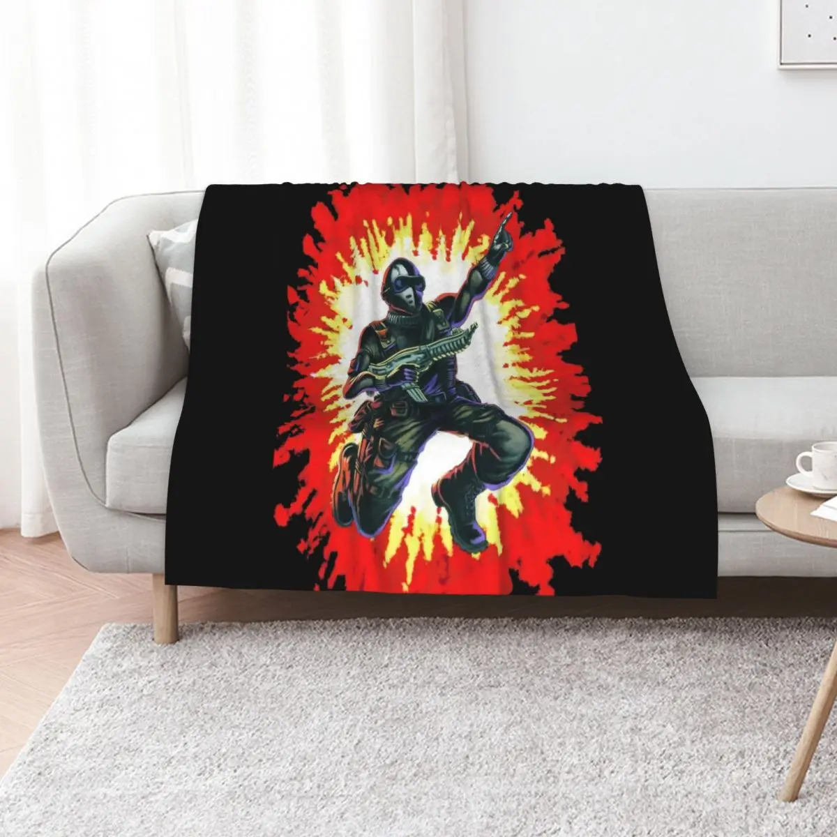

Snake Eyes soldier Throw Blanket Bed covers Cute Beautifuls Decorative Throw Blankets