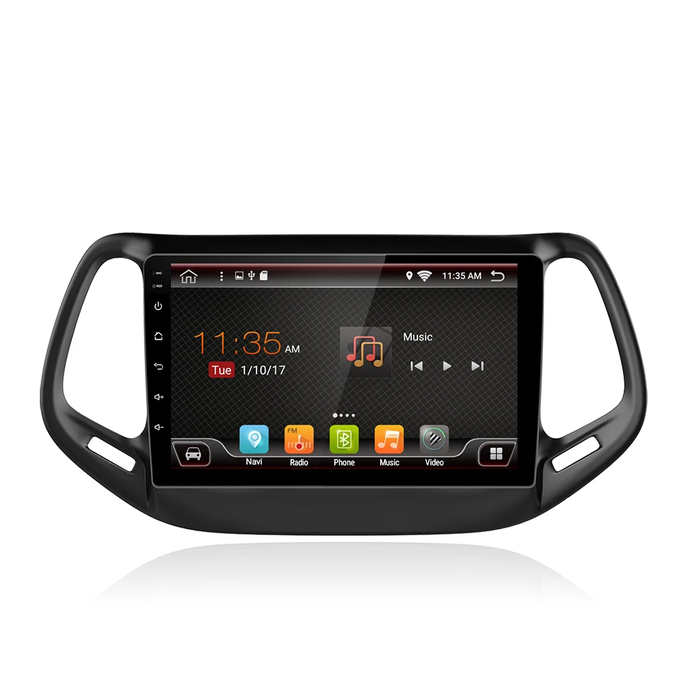 

Factory Supply Car Multimedia Player Built In 10.1" Reversing Image Android 10 BT5.0 Navigation Car DVD Player For Jeep Compass
