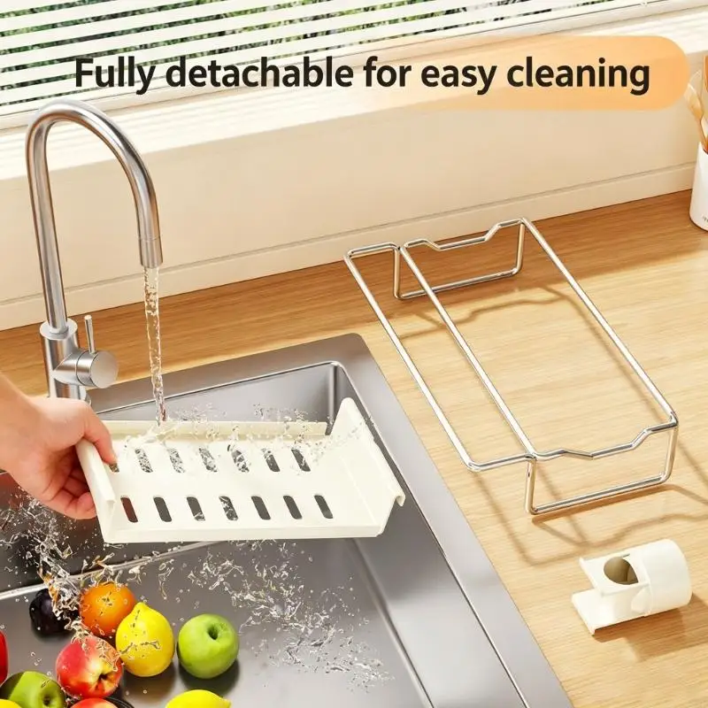 Long permanent Iron Cloth Drainer constructed For Quick Water effluent In Kitchen JOMD