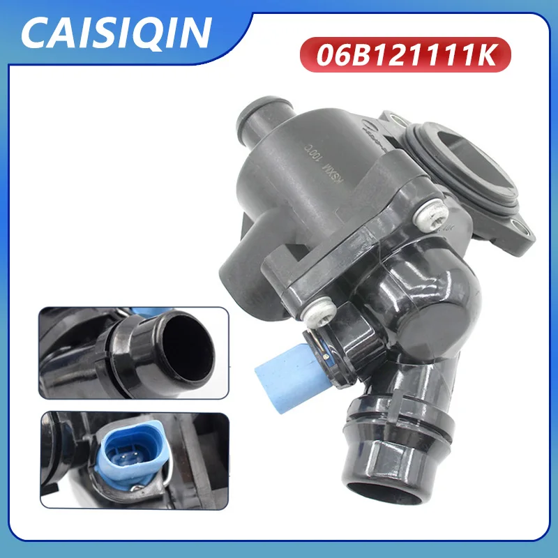 1PCS Engine Coolant Thermostat Housing Sensor Avant Quattro 06B121111K 06B121111H/B/D For VW Passat For Audi A4 A5 A6L Q5