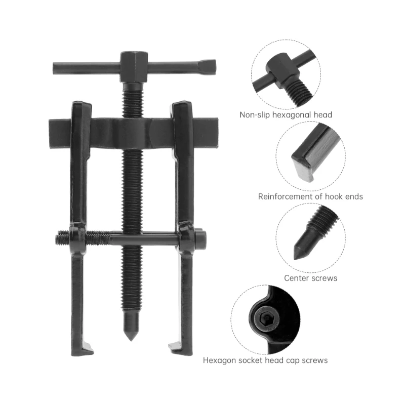 2 /3 /4/6/8/10 Inch Two Claw Puller Separate Lifting Device Pull Remover Bearing Puller Automotive Tools for Bearing Maintenance