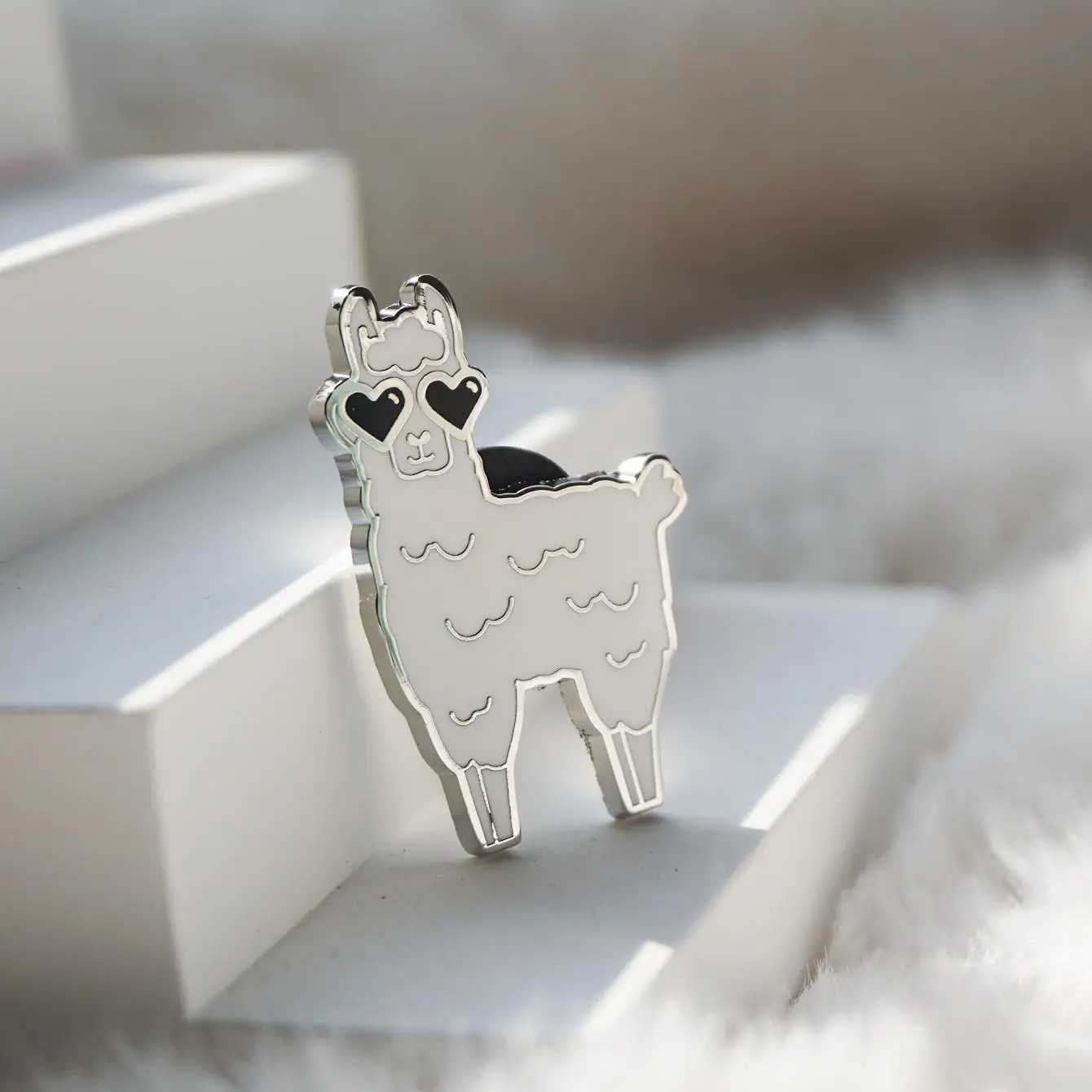 Llama Hard Enamel Pin Lapel Pins Badge  Lover Gift