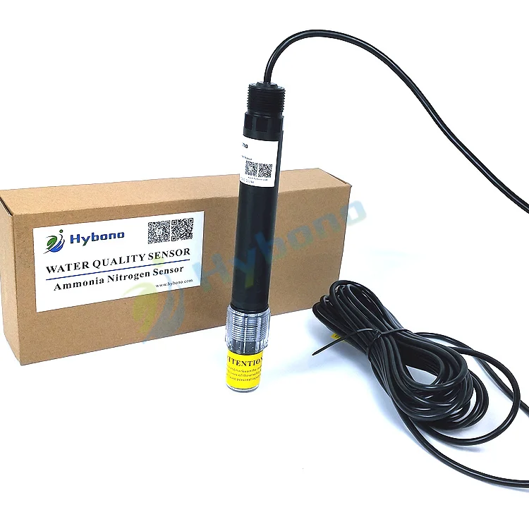 RS485 4-20mA على الانترنت الأمونيا النيتروجين الأمونيوم أيون NH4 الاستشعار لنهر بحيرة البحر تحت الأرض مراقبة جودة مياه الصرف الصحي