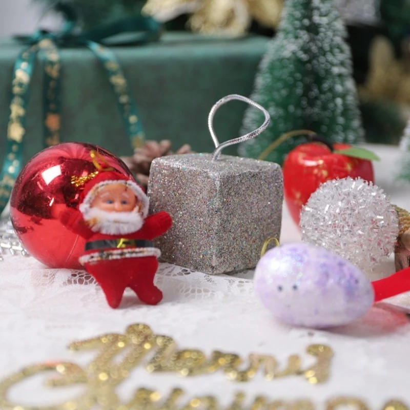 

Sparkling Christmas Mini Box Christmas Ball:Metal Foil Packaging – Great for Home Room Decoration Christmas Tree Hanging Accents