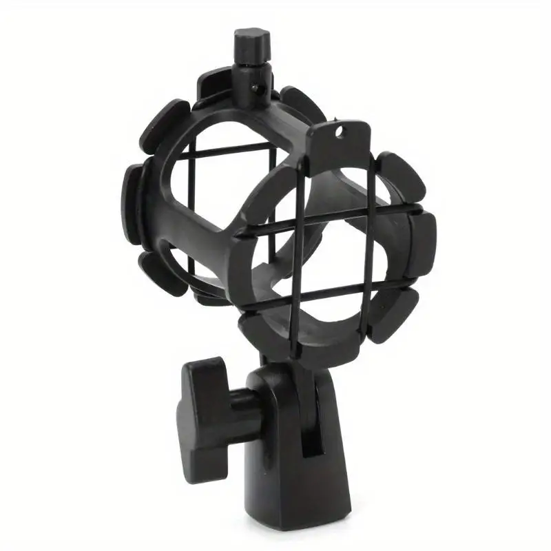 1pcs Microphone Stands Stabilized Shock Mounts Radio Piggyback Hot Shoe Double Cold Shoe Mounts