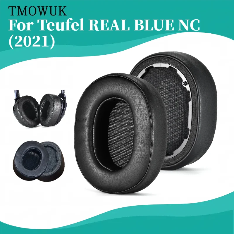 

TMOWUK For Teufel REAL BLUE NC (2021) Headset Ultra-soft Cover Replacement Ear pads Cushion Earbuds