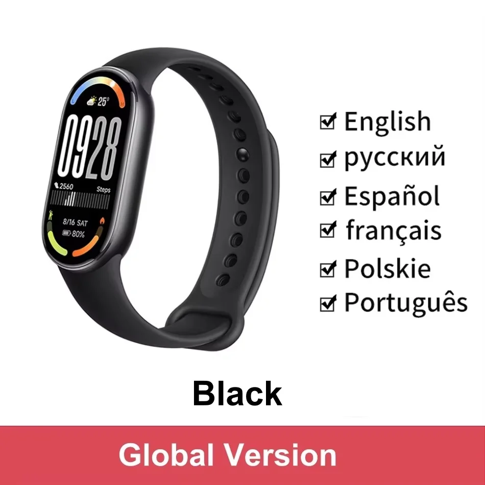 Xiaomi Smart Band 9 Global — фитнес-браслет, AMOLED 1.62", 21 день без зарядки