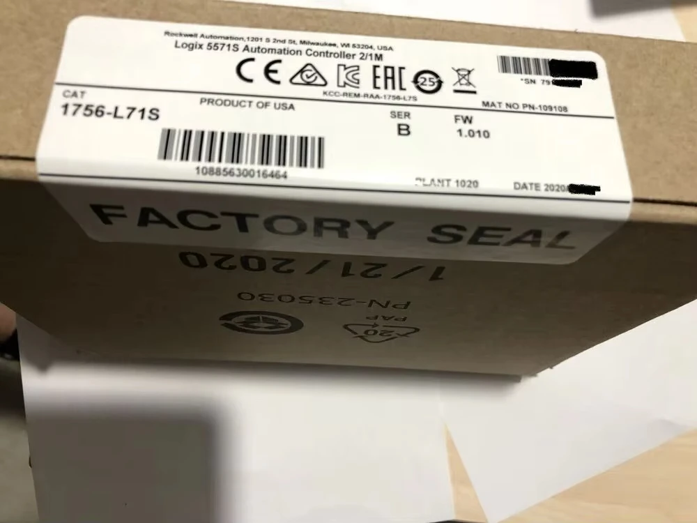 Neuer versiegelter 1756-L71S Ser B GuardLogix Automation Controller