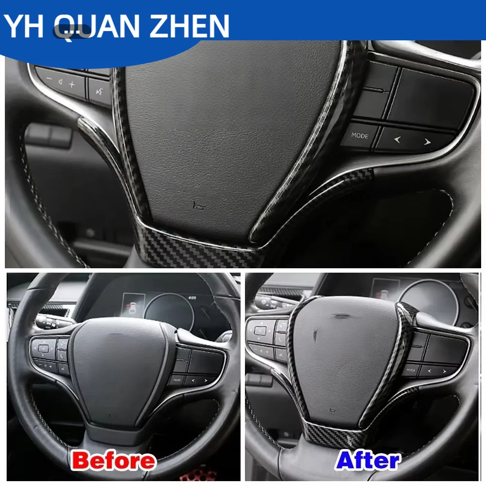 For Lexus ES ES200 ES250 ES300 ES350 2018 2022 Car Central Control Steering Wheel Modify Frame Cover Trim Inner Styling Refit Se