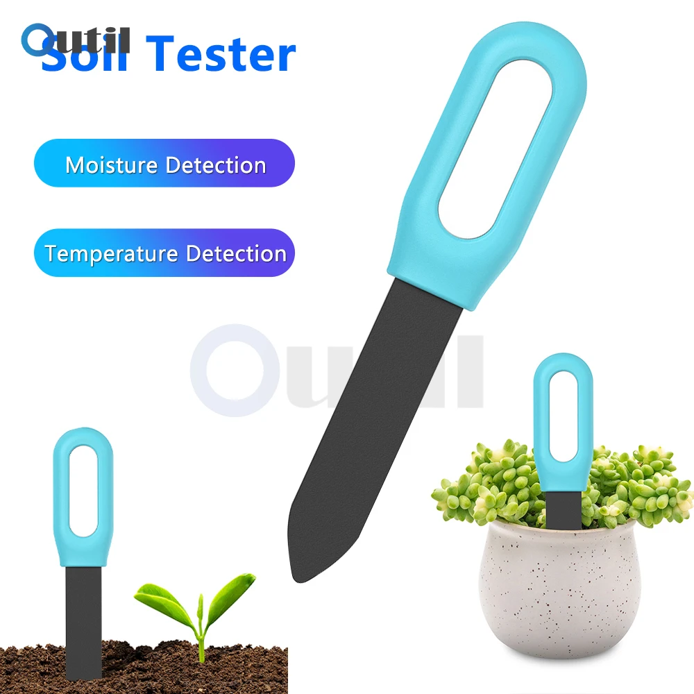 Tuya Smart 2 In 1 Soil Moisture Meter Wireless Plant Soil Temperature Humidity Monitor Soil Tester Potted Plant Measuring Tool