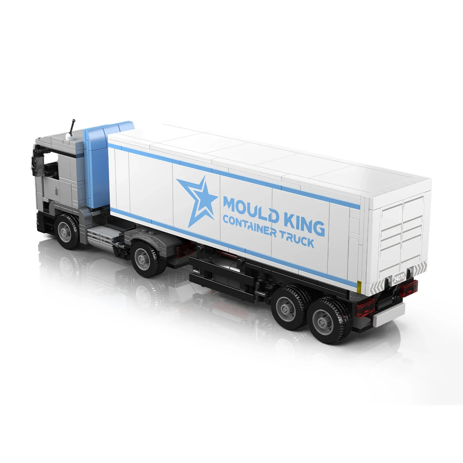 Mould King 24070 blocs de Construction de camion conteneur 548 pièces MOC modèle de véhicule de tracteur technique jouet de Construction de ville pour enfants adultes