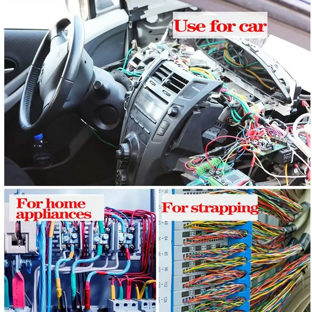 15/25M Electrical Wrapping Tape Loom Automotive Adhesive Wire Harness Tape Cloth Fabric Heat-resistant
