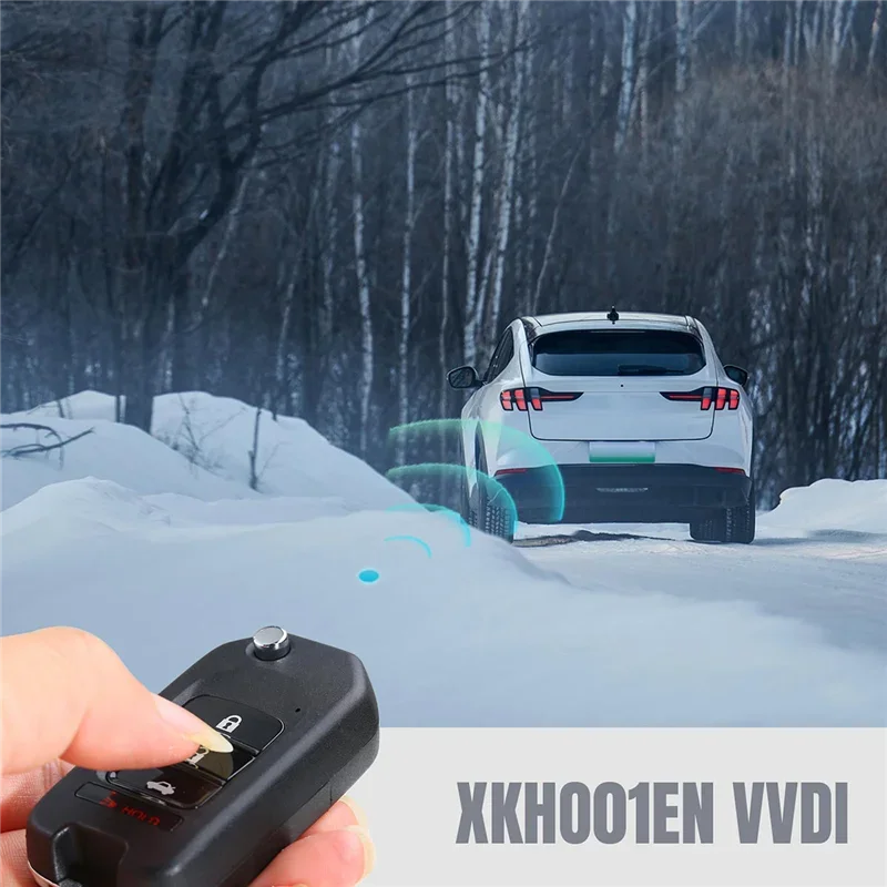 5 pieces  Xhorse XKHO01EN Universal Remote Key Car  Key Fob Flip 3+1 Button For Honda Type For VVDI Key Tool 5pcs