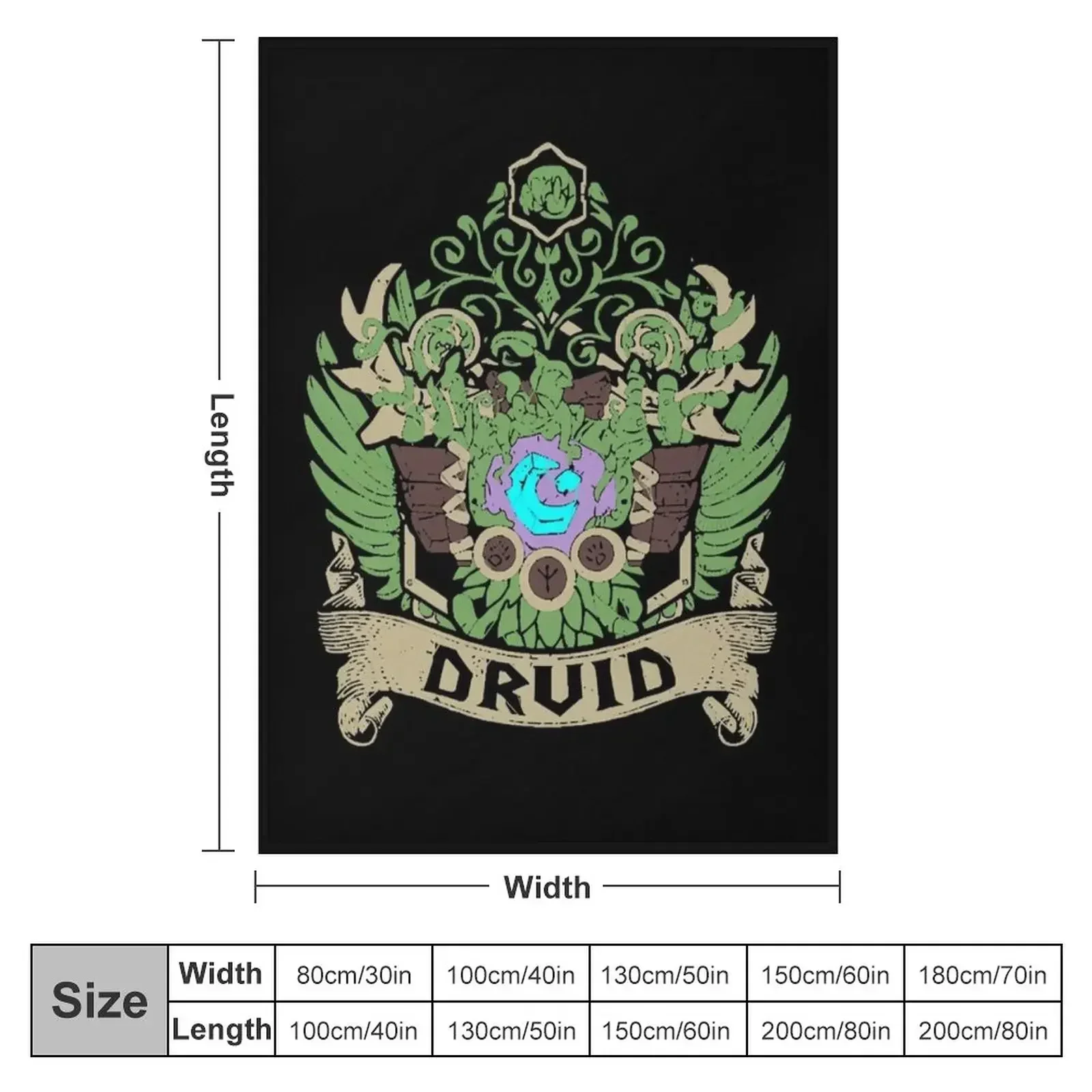 DRUID - ELITE EDITION Throw Blanket Luxury Sofa Soft Big Blankets