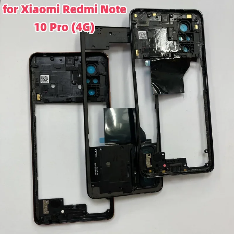 Middle Frame For Xiaomi Redmi Note 10 Pro  (4G) Mid Housing Bezel Chassis Replacement