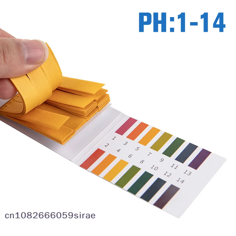 （CC44）80 Strips/pack PH Test Strips Full PH Meter PH Controller 1-14st Indicator Litmus Tester Paper Water Soilsting Kit Factory