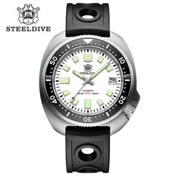 Luxury Dive Watch Sapphire Crystal SD1974 NEW STEELDIVE Abalone Series NH35 Swiss Luminous 200M Waterproof Mechanical Wristwatch