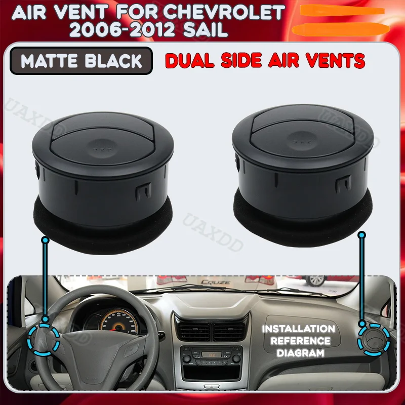 Air Conditioning Vent Grille Assembly Ventilation Outlet AIR VENT For 2006-2012 Chevrolet SAIL 2 Din Car Automotive Equipment AC