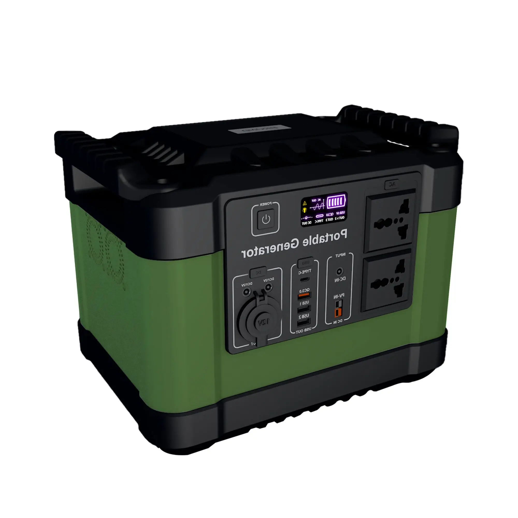 Zonne-Energie Draagbare Krachtcentrale 300W 500W 800W 1000W 2000W 3000W 5000W Off-Grid Power Systeem 1kw 2kw 3kw 5kw Huis Generator