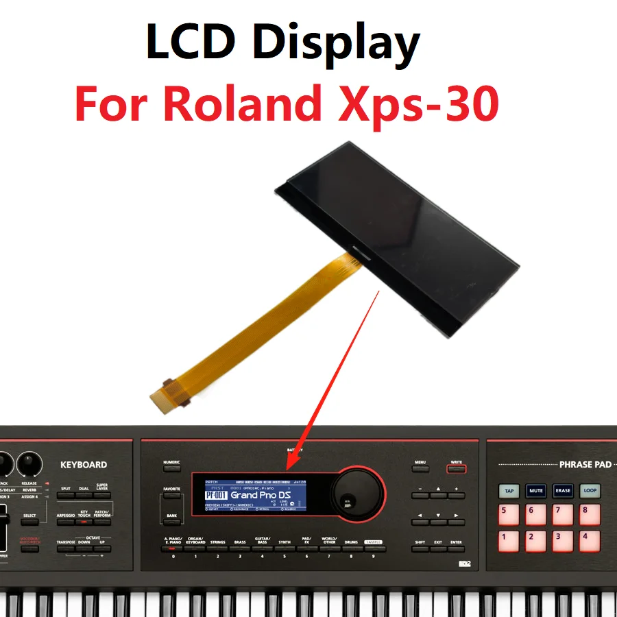 

Repair LCD Display For Roland Xps-30 XPS 30 Matrix Screen Replacment（No backlight）