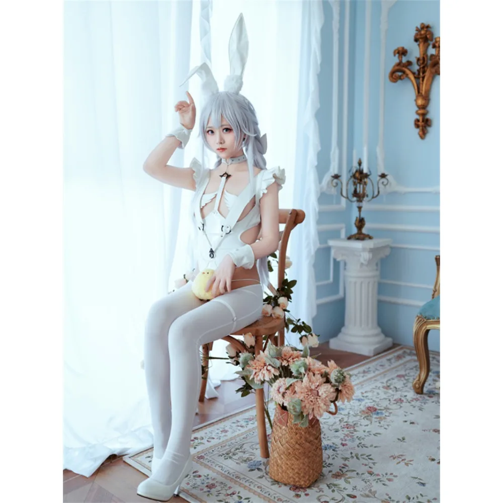 Azur Lane Skin MNF Le Malin Bunny Girl Cosplay Costume Woman Roleplay Anime Clothes Jumpsuits Sexy Cosplay