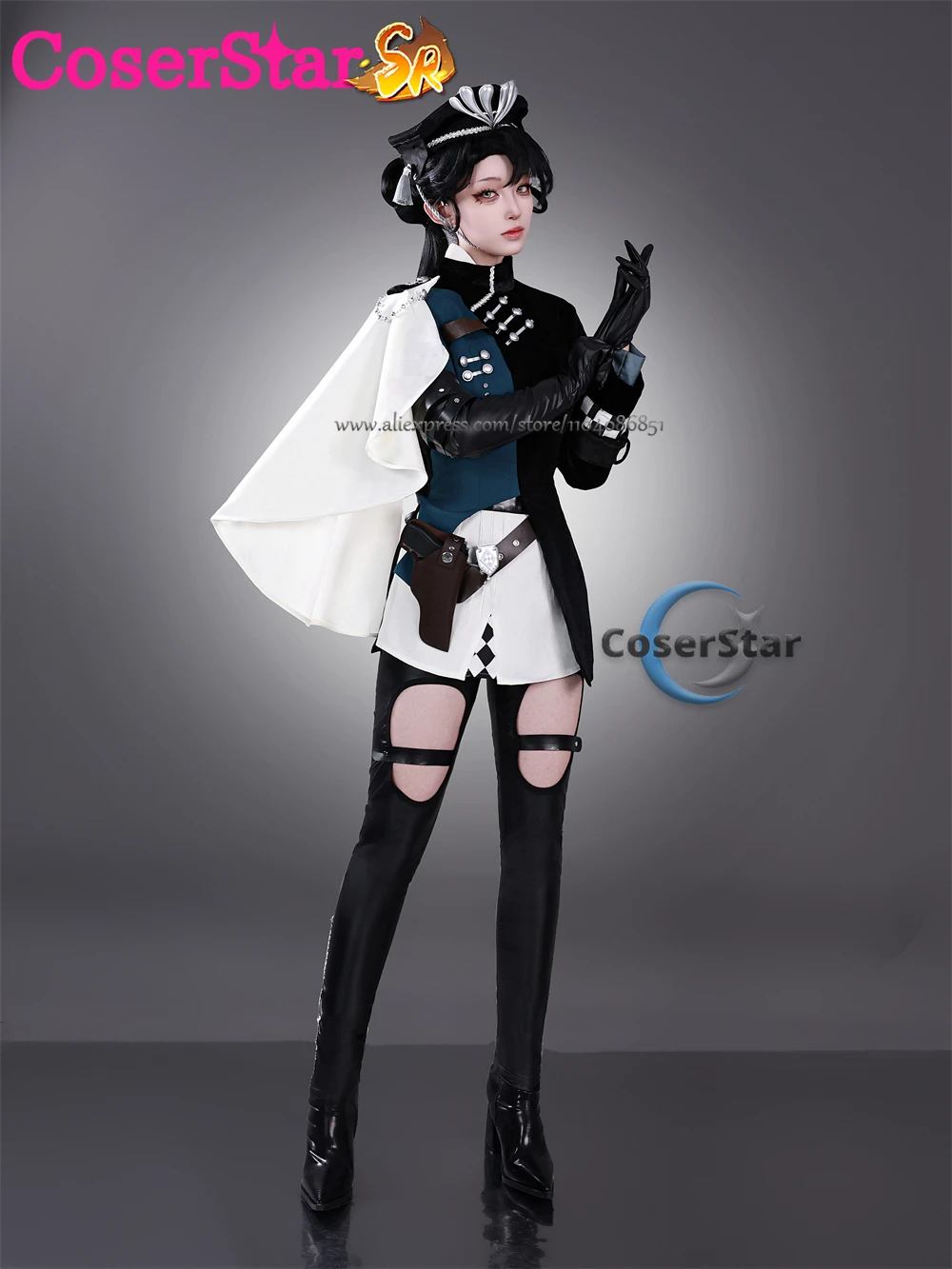 CoserStar-SR juego inverso: 1999 Liang Yue disfraz de Cosplay Liang Yue vestido de Cosplay carnaval cómic animación fiesta peluca zapatos