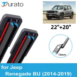 2PCS Car Wiper Blades for 2014-2019 Jeep Renegade BU Front Windscreen Windshield Double Rubber Car Accessories 017 2018 2019