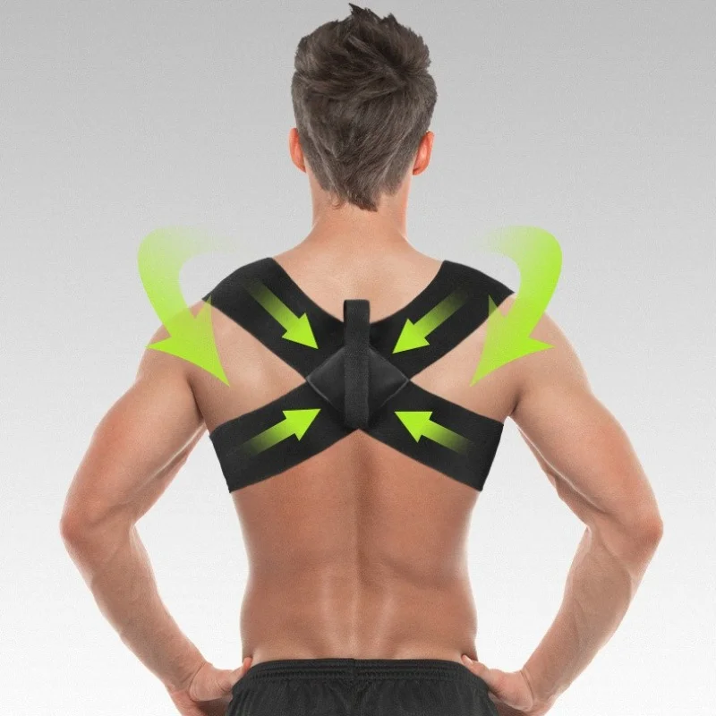 Posture Corrector Men Women Adult Invisible Back Support Shoulder Strap Improve Humpback Correct Spine Adjustable