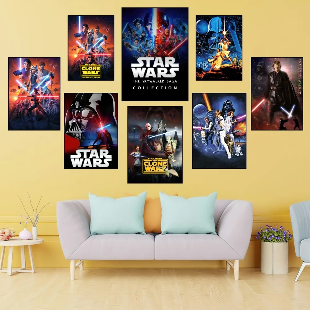 Beast Kingdom Classical Film Star Wars Poster Prints Wall Painting Bedroom Living Room Decoration Office Small