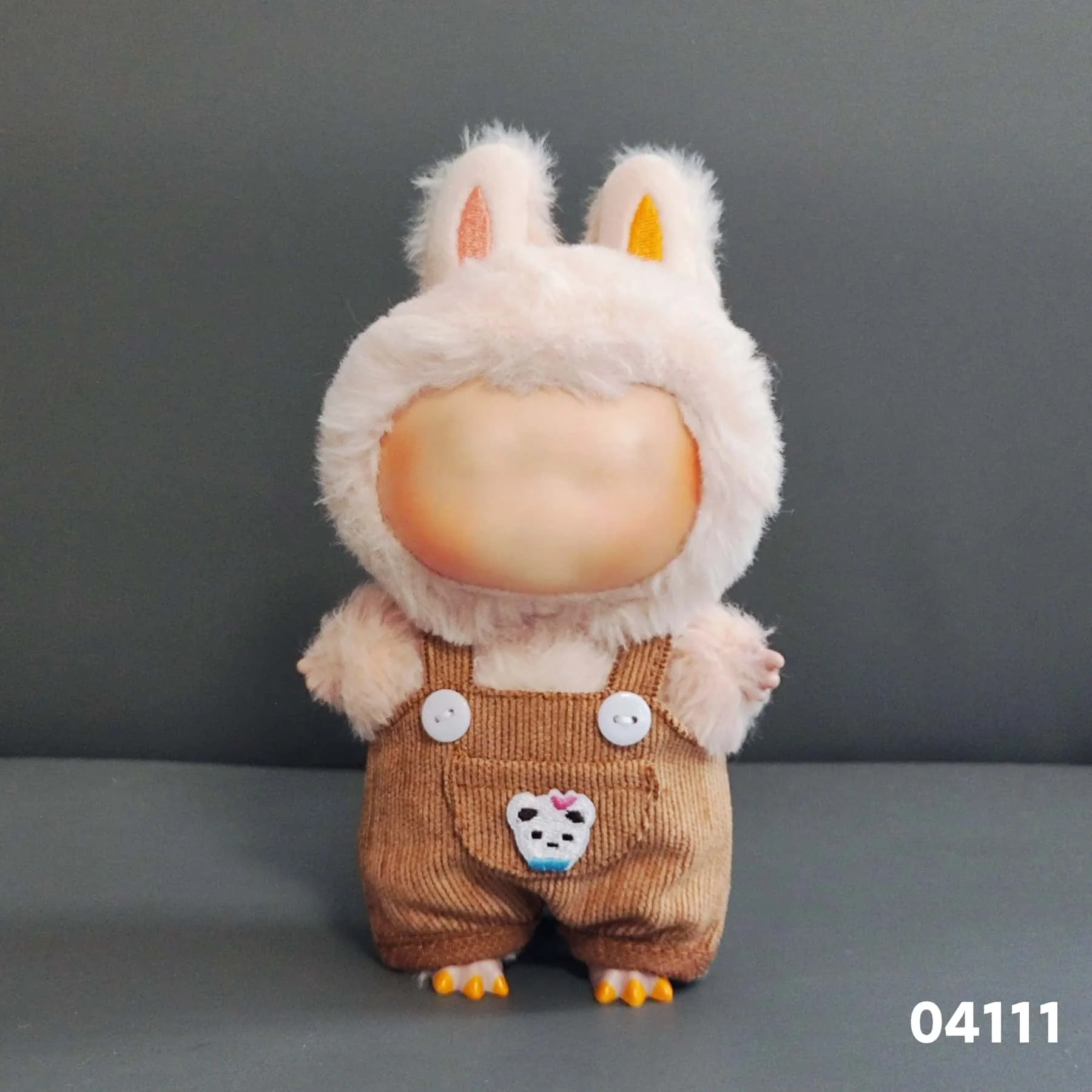 17 cm Labubu Puppenkleidung, All-Match-Farboutfit, Puppenzubehör, Modedesign, entzückendes kleines Set