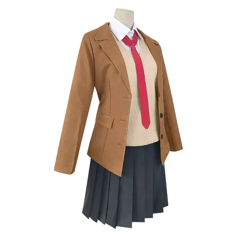 Costume Sakurajima Mai Cosplay Wig Seishun Buta Yarou Series Women School Uniforms Halloween High School Girls Party Suits