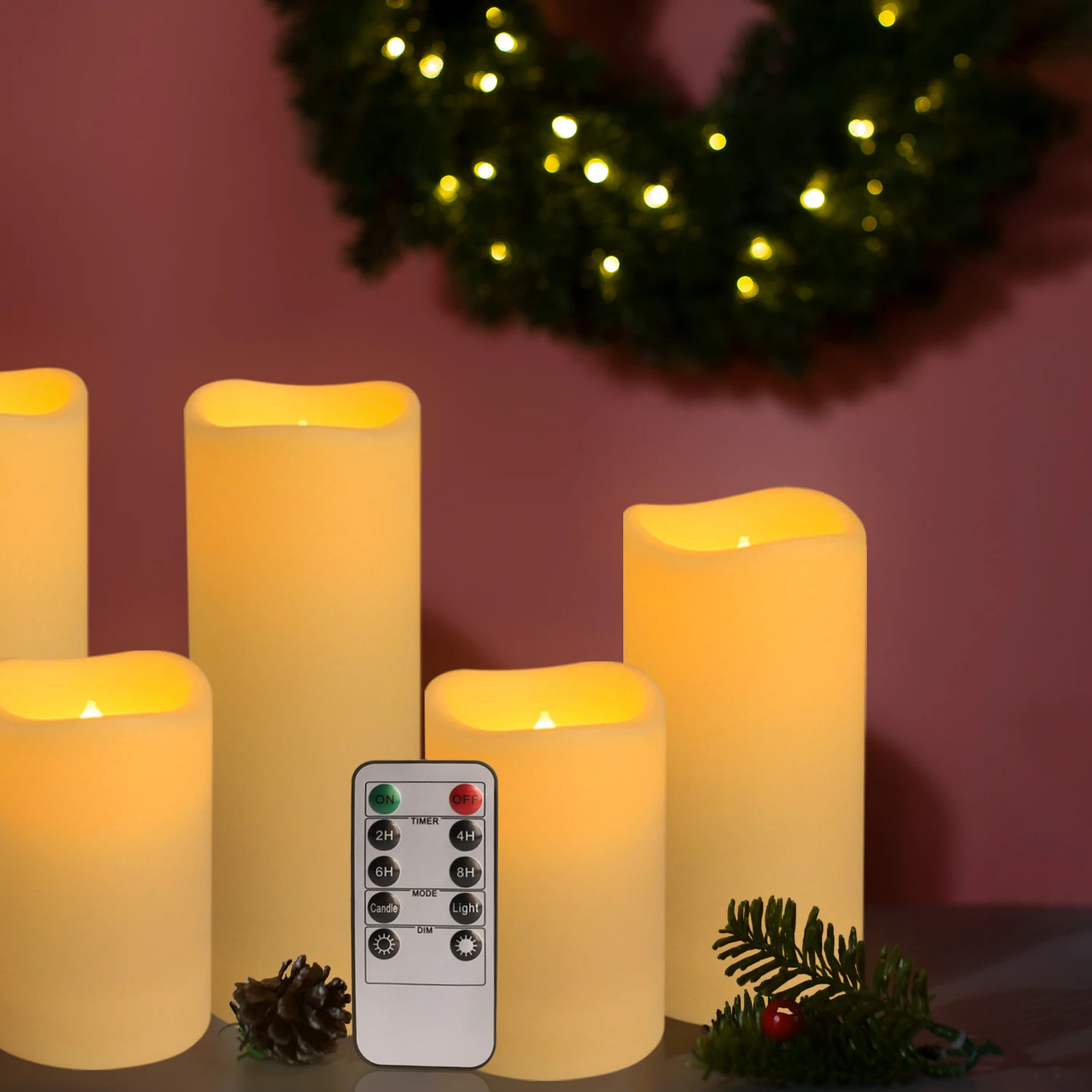 24-144 Units/Set of Waterproof Indoor Flameless LED Candle Lights Wholesale, Party Supplies for Gatherings and Festivals image 5