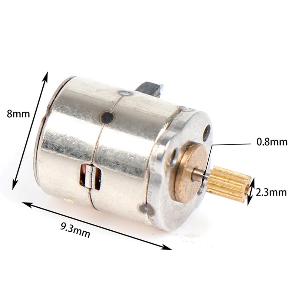 Newest 10Pcs/Pack Mini 2-Phase 4-Wire Stepper Motor Miniature Stepper with Gear Small Tiny Mini Motor Toy Engine DIY