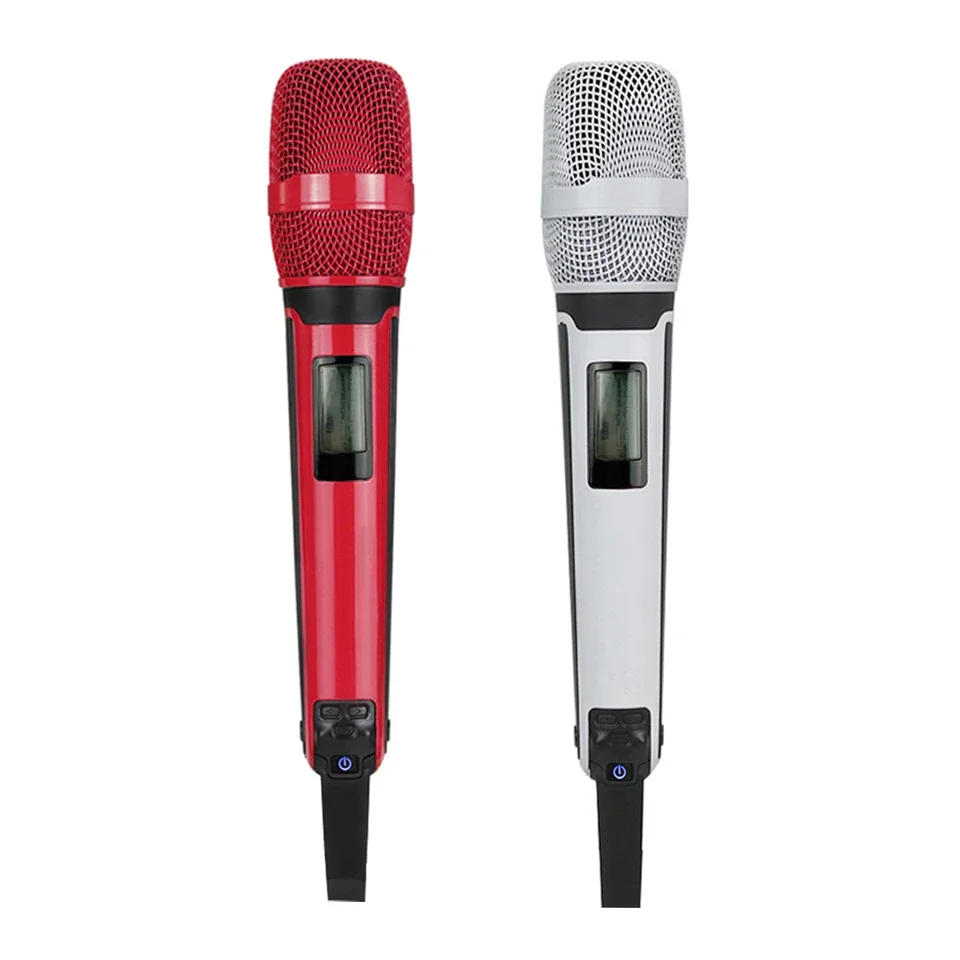 Single Receiver Double Handheld Microphone Multiple Colour High Quality SKM9000 UHF Professional Wireless Microphone Metal Mic