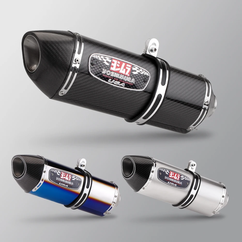 51mm universal motorcycle yoshimura r77 modified exhaust pipe db killer silencer for honda pcx 125 150 c650gt tmx530 cb500